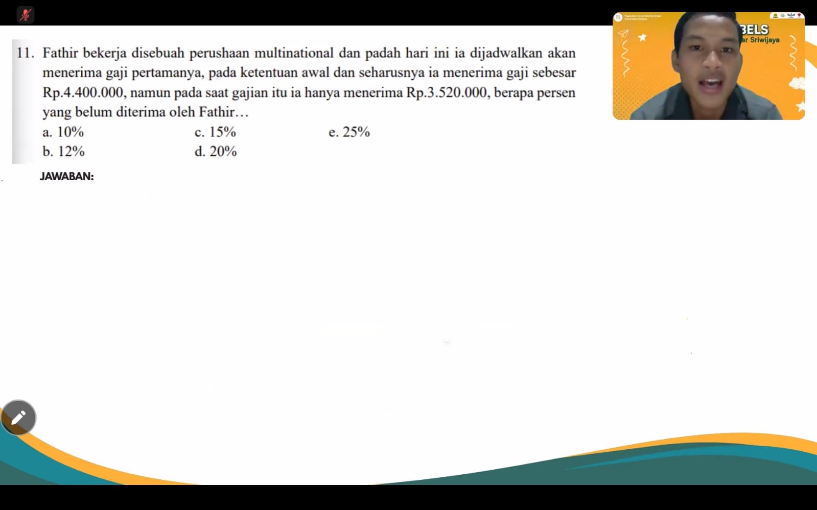 RUMAH BELAJAR SRIWIJAYA (RUMBELS PKSE UNSRI)